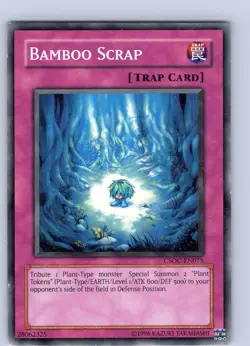Yu-Gi-Oh TCG Bamboo Scrap CSOC-EN075 Unlimited Regular Common Card LP-NM - Image 1