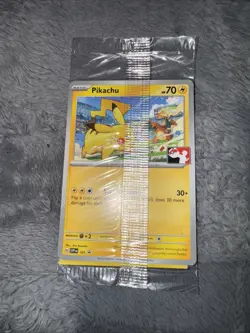 Pikachu SVP101 Black Star SV Promo Play League Pokemon Card TCG Sealed NM - Image 1