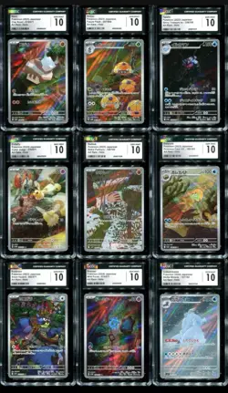 Pokemon Japanese Illustration Art Rare/AR CGC 10 GEM MINT! Bundle/Lot! 9 Cards! - Image 1