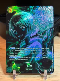 Lim (SP) OP09-037 Legacy of the Master Foil (card back is worn, see pics) - Image 1