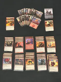Pauper Mono Red Burn It All - MTG Magic 60 Card Deck - Image 1
