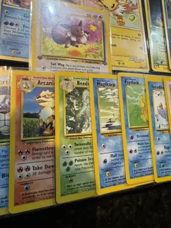 35 Vintage Pokemon Cards - Vintage, Rares, Holos, Promo, 1st Edition, Base, Neo - Image 4