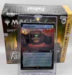 Pip-Boy 3000 PIP 435 Borderless Foil NM Magic The Gathering Rare card - Image 1