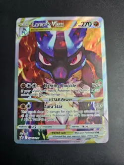 Lucario VSTAR SWSH291 SWSH: Sword & Shield Promo Cards Holo NM - Image 1
