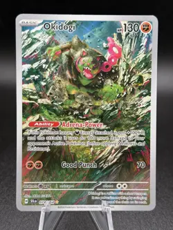 Okidogi Holo Illustration Pokemon TCG 2024 Shrouded Fable Rare Card 074/064 - Image 1