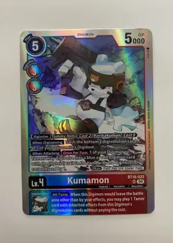 Digimon Card Game: Kumamon # BT18-022 SR - Special Booster 2.0 - Image 1