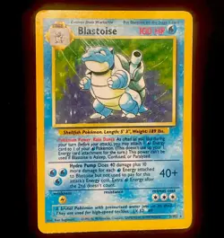 Blastoise Holo 2/102 Base Set Unlimited 1999 WOTC Pokemon TCG Card - HP - Image 1