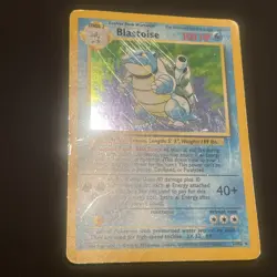 Blastoise Holo 2/102 Base Set Unlimited 1999 WOTC Pokemon TCG Card - HP - Image 2
