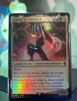 MTG Magic the Gathering Cloud Ex-SOLDIER Commander Pre-Con Deck Only - Image 1