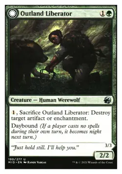 Outland Liberator Innistrad: Midnight Hunt MTG - NM+ - Image 1