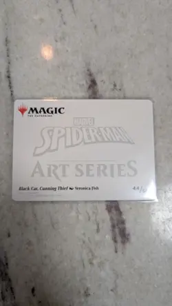 Black cat, cunning thief art series 44/54 magic the gathering spider man - Image 2