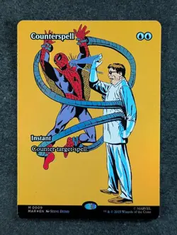 2025 Magic The Gathering COUNTERSPELL #0009 Marvel's Spider-Man Foil Borderless - Image 1