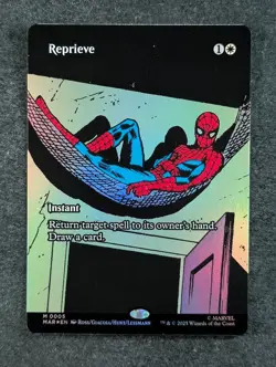 2025 Magic The Gathering REPRIEVE #0005 Marvel's Spider-Man Foil Borderless - Image 1