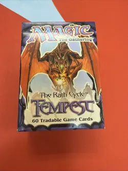 MTG *Tempest Empty Tournament Starter Deck Box* (Used) Magic the Gathering - Image 1