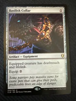 Basilisk Collar Commander Legends: Battle for Baldur's Gate Regular Near Mint - Image 1