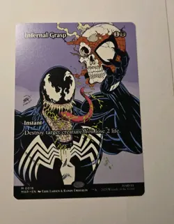 Infernal Grasp (Borderless) MTG Spiderman -Legal Regular - NM/M - Image 1