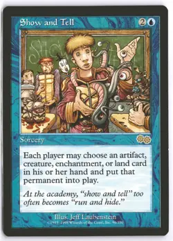 MTG Show and Tell (96) *Non-Foil* Base Rare Urza's Saga 1998 NM/MT Combined Ship - Image 1