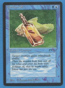 MTG: Arabian Nights: Fishliver Oil (A) - Image 1