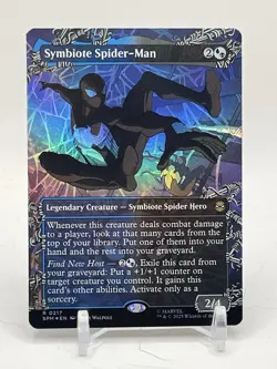 Symbiote Spider-Man (Borderless) Marvel's Spider-Man Foil - Image 1