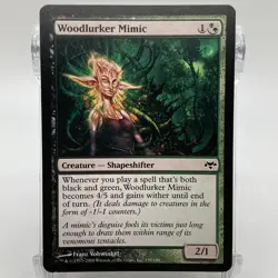 Woodlurker Mimic Non-Foil Common Creature 130/180 MTG Eventide LP - Image 1