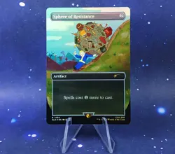 MTG Fallout Vault Boy Sphere of Resistance Secret Lair Foil Magic The Gathering - Image 1