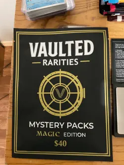 Magic The Gathering Vaulted Rarities Mystery Pack $40 Mystery Pack MTG - Image 1