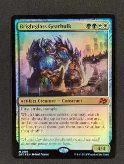 Brightglass Gearhulk Foil 191 M Aetherdrift (DFT) Near Mint - Image 1