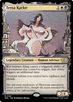 TEYSA KARLOV mtg NM-M Multiverse Legends 1 Rare - Image 1