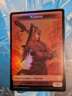 MTG *FOIL * Tarkir : Dragonstorm Token WARRIOR ** GOBLIN NM - Image 1