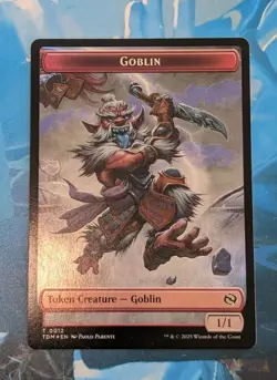 MTG *FOIL * Tarkir : Dragonstorm Token WARRIOR ** GOBLIN NM - Image 2