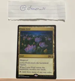 Lotus Field Core Set 2020 M20 Magic the Gathering Regular - Image 1