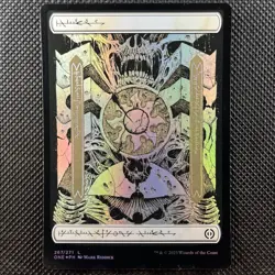 Phyrexian Plains 267/271 Foil Full Art Common All Will Be One MTG NM - Image 1