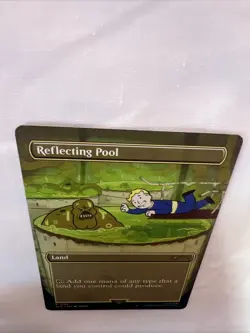 MTG Magic The Gathering SLD Secret Lair Fallout Borderless #1535 Reflecting Pool - Image 2