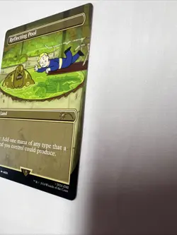 MTG Magic The Gathering SLD Secret Lair Fallout Borderless #1535 Reflecting Pool - Image 5