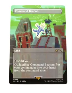 MTG Command Beacon 1533 Borderless Fallout Secret Lair - Image 1