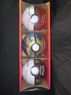Pokemon TCG Poke Ball Lot of 3 Balls- 9 Total Packs Sealed Unopened NEW - Image 2