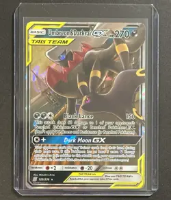 Umbreon & Darkrai GX 125/236 Ultra Rare Unified Minds Pokemon TCG NM - Mint - Image 1