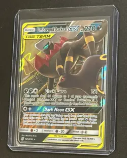 Umbreon & Darkrai GX 125/236 Ultra Rare Unified Minds Pokemon TCG NM - Mint - Image 2