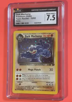 Pokemon TCG Dark Machamp Holo 10/82 Team Rocket NM+ 💎 CGC 7.5 - Image 3