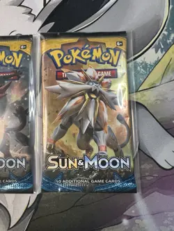 Pokemon TCG -Sun and Moon Base Set Booster Pack x5 - Art Set *Sealed* - Image 5