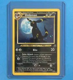 2001 Pokemon Neo Discovery Umbreon Holo Rare 13/75 - Image 1