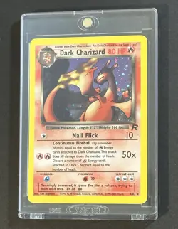 Dark Charizard Holo Rare 4/82 🔥 Pokemon Team Rocket 2000 NM - Mint 💎 - Image 1