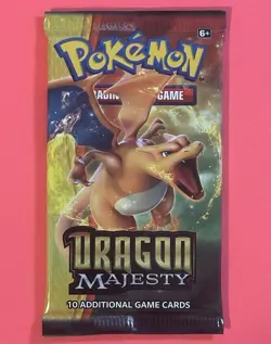 Pokemon Dragon Majesty Booster Pack - Charizard Art (Brand New; Factory Sealed) - Image 3