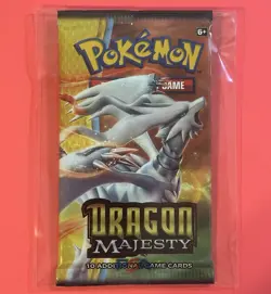 Pokemon Dragon Majesty Booster Pack - Reshiram Art (Brand New; Factory Sealed) - Image 1