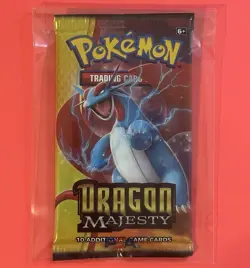 Pokemon Dragon Majesty Booster Pack - Salamence Art (Brand New; Factory Sealed) - Image 1