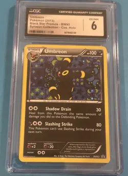 Pokemon Black & White UMBREON Sylveon Collection Black Star Promo Holo CGC 6 NM - Image 2