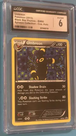 Pokemon Black & White UMBREON Sylveon Collection Black Star Promo Holo CGC 6 NM - Image 4