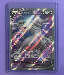 Pokemon Card TCG - Mewtwo V SWSH229 Black Star Promo Sword & Shield Promos NM - Image 1