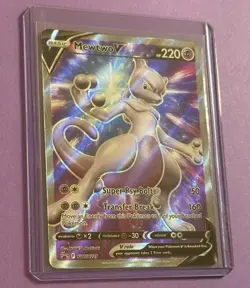 Pokemon Card TCG - Mewtwo V SWSH229 Black Star Promo Sword & Shield Promos NM - Image 2
