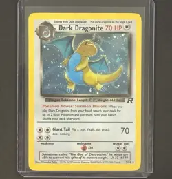 Dark Dragonite 5/82 Team Rocket Holo 2000 Pokemon TCG 💎 - Image 2